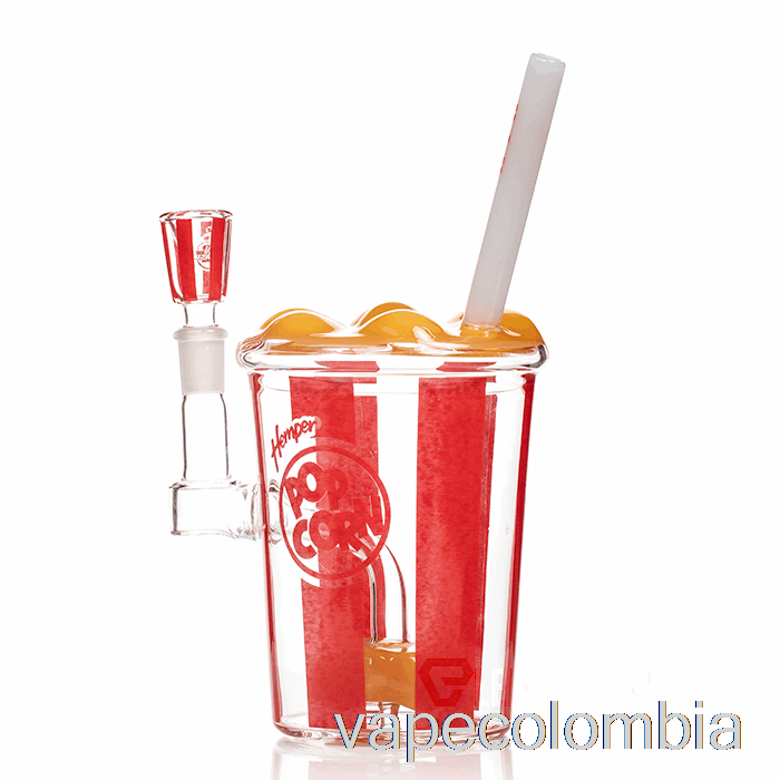 Vape Recargable Cáñamo Palomitas De Maíz Xl Bong Rojo